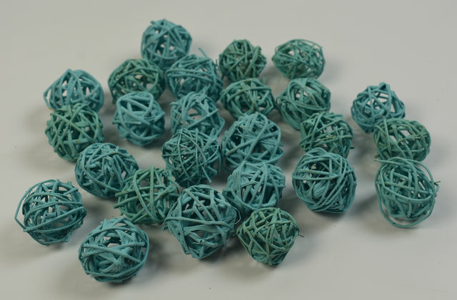 Image for Mingi din nuiele 3cm vopsit aqua