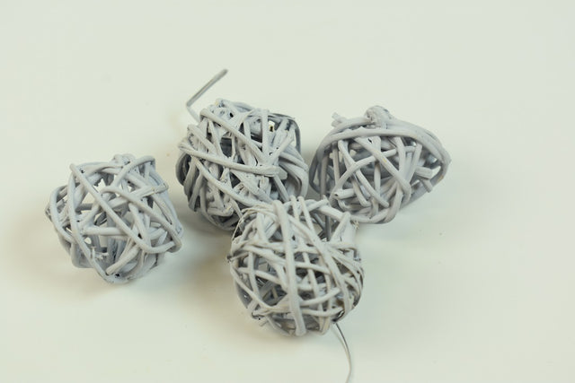 Image for Mingi din nuiele 3cm vopsit albastru deschis