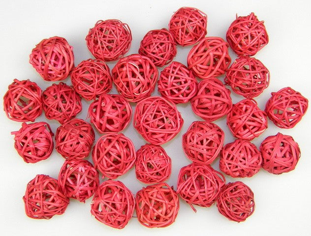 Image for Mingi din nuiele 3cm rosu