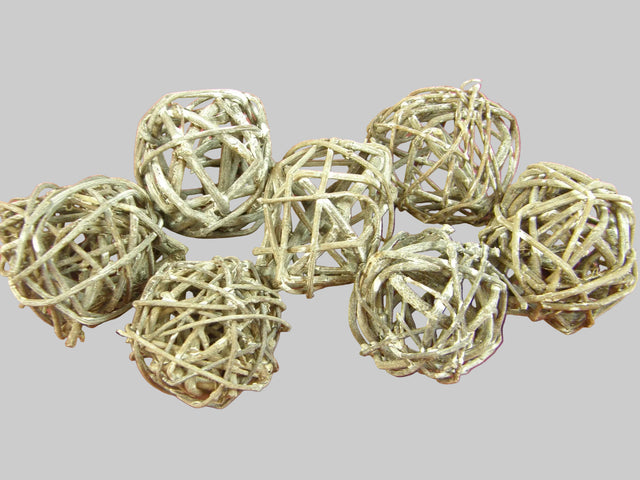 Image for Mingi din nuiele 4 cm maro cu chiciura