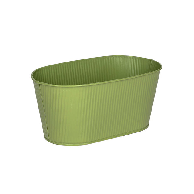 Bol oval Astana metal 18.5x11.5x9cm verde oliv