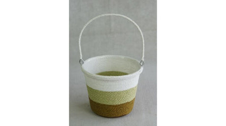 imagine produs Bol din hartie cu manere D13x11.5cm verde