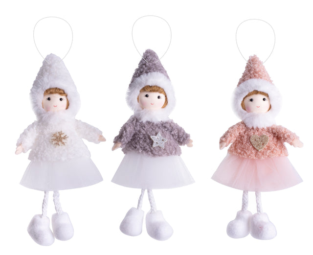 imagine produs Fig.fetita de agatat 20cm gri