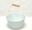 imagine produs Galeata metal cu maner 20x10cm alb