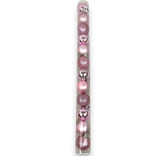 Glob 4cm 12buc/pachet roz deschis