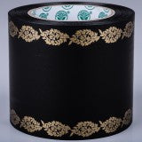 imagine produs Banda decor funerara 8cmx50y negru/auriu