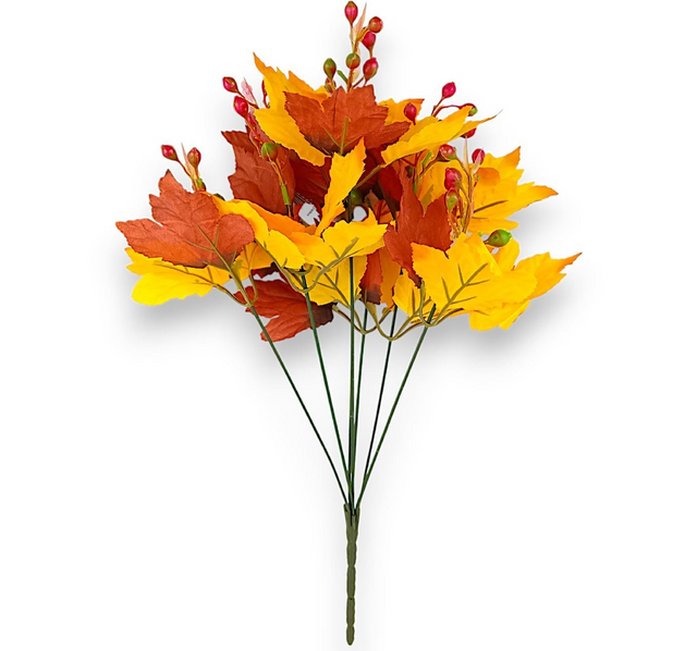 Buchet toamna cu bilute x7 H:40cm