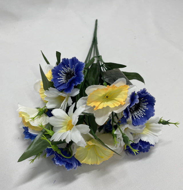 Buchet de primavara 40cmx7 alb