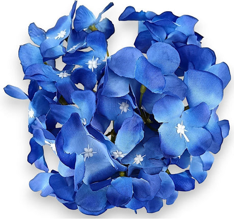 imagine produs Capete hortensie 15 cm S/12 albastru