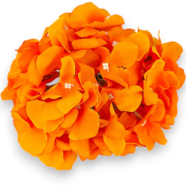 Cap.hortensie 15cm 12buc/pachet portocaliu