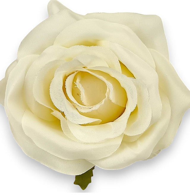 Cap trandafiri 7cm 12buc/pachet ivory