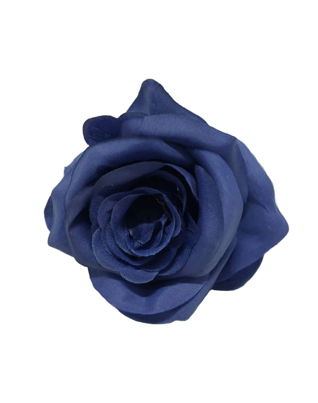 Cap trandafiri 7cm 12buc/pachet albastru navy