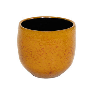 Vas ceramic Puro 15x14 cm ocru