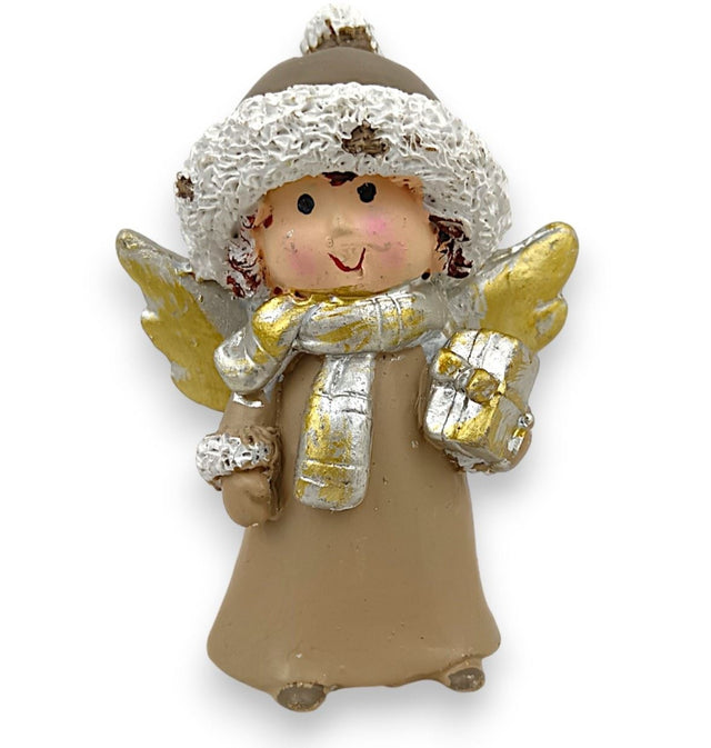 Ingeras polirezin cu cadou 9cm