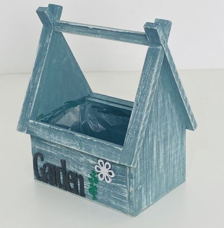 imagine produs Bol din lemn forma casa 18x15x10/24cm