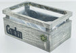 imagine produs Bol din lemn antic 25.5x15.5x11.5cm