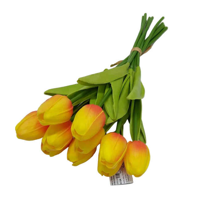 Buchet lalele latex 33cmx10 portocaliu