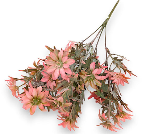 imagine produs Buchet cu floricele x5 H:35cm roz