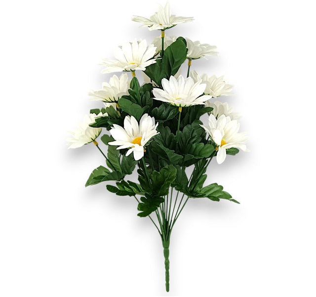 Buchet margarete 45cmx14 alb