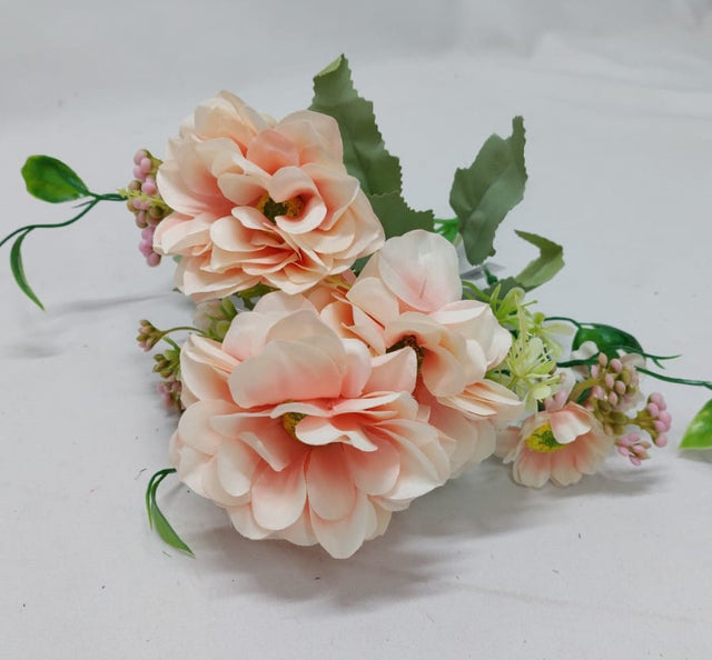 Buchet dalie x7 30cm roz