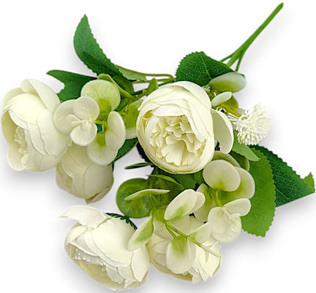 imagine produs Buchet ranunculus x5 H:30cm crem