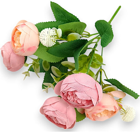 imagine produs Buchet ranunculus x5 H:30cm roz