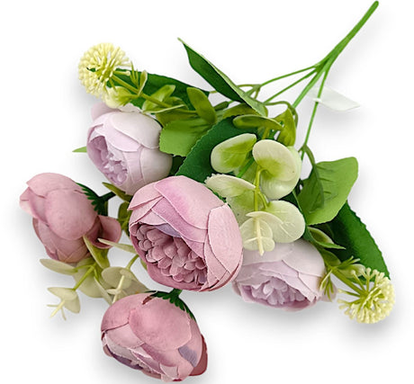 imagine produs Buchet ranunculus x5 H:30cm mov