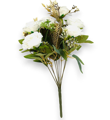 imagine produs Buchet peoniex9 H:40cm crem
