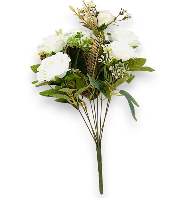 imagine produs Buchet peoniex9 H:40cm crem