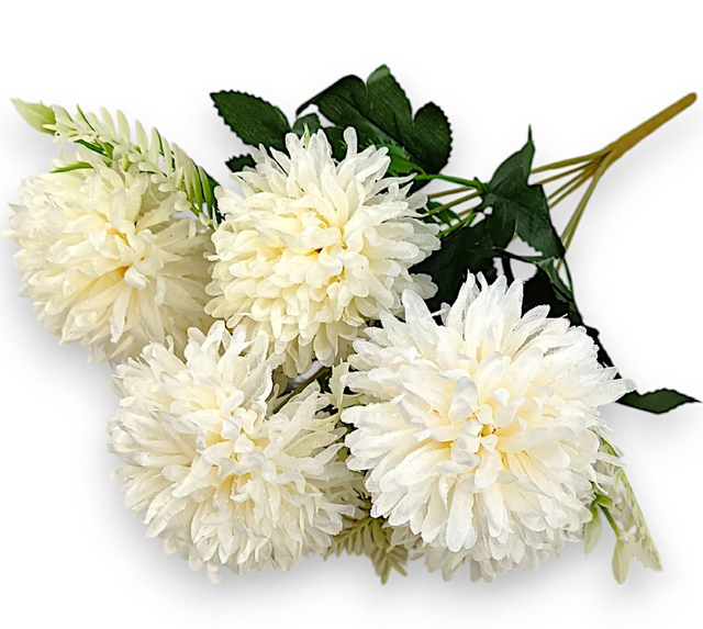 Buchet crizanteme x7 H:40cm piersica