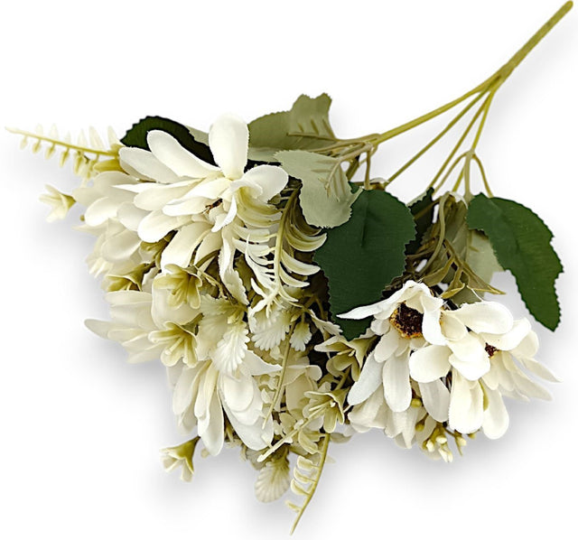 Buchet margarete x5 30cm crem