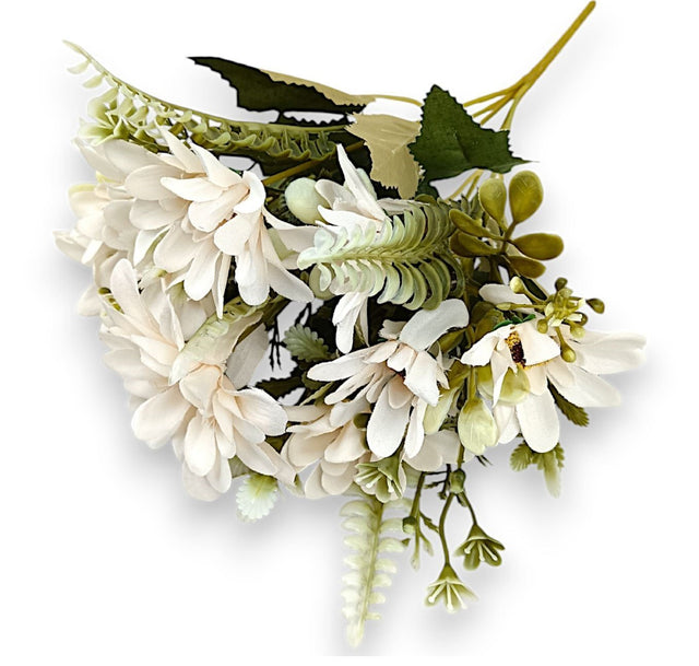 Buchet margarete x5 30cm piersica