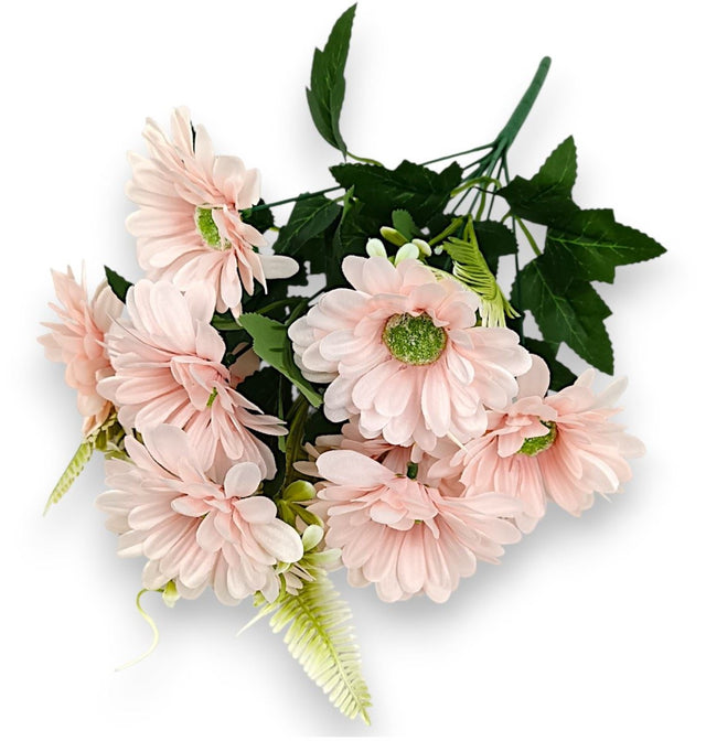 Buchet gerbera x9 H:40cm roz