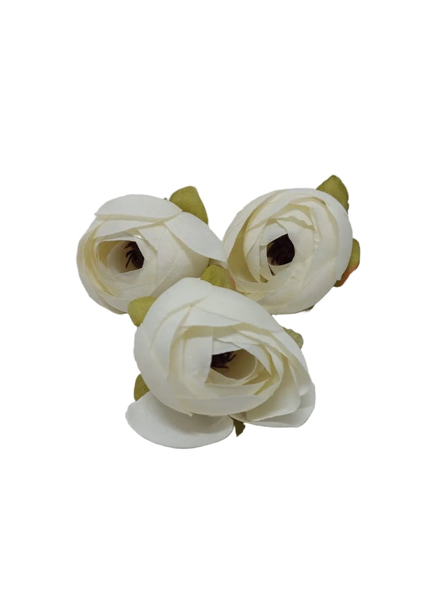 Capete ranunculus 4cm 24buc/pachet crem