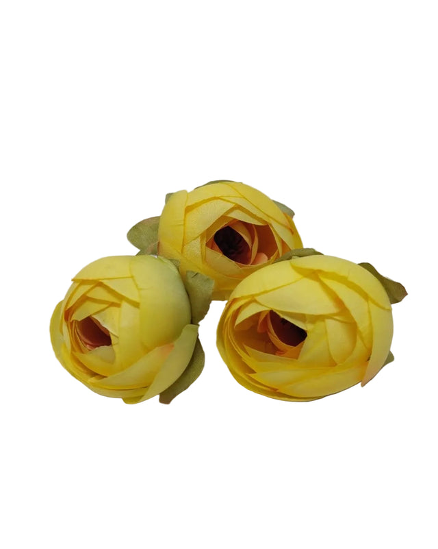 Capete ranunculus 4cm 24buc/pachet galben