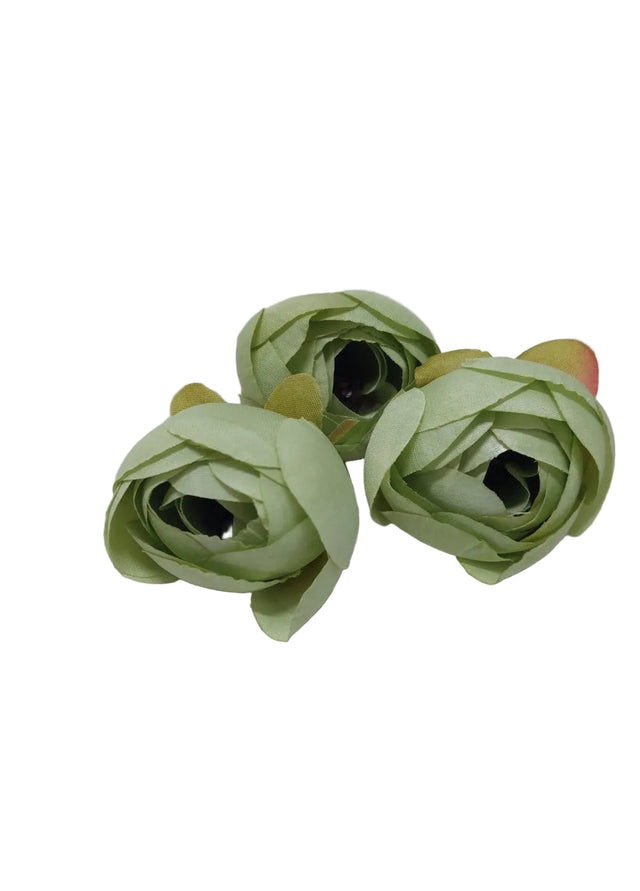 Capete ranunculus 4cm 24buc/pachet verde