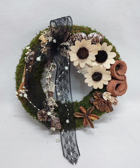 imagine produs Coronita muschi decorata 25cm
