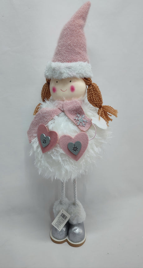 imagine produs Fig.ingeras cu inima roz 50cm