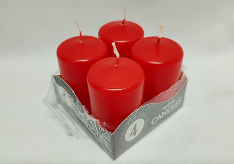 imagine produs Lumanari advent s/4 rosu