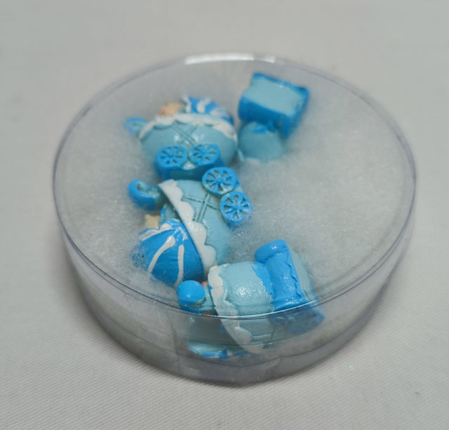 imagine produs Fig.carucior cu bebelus 3cm S/4 albastru