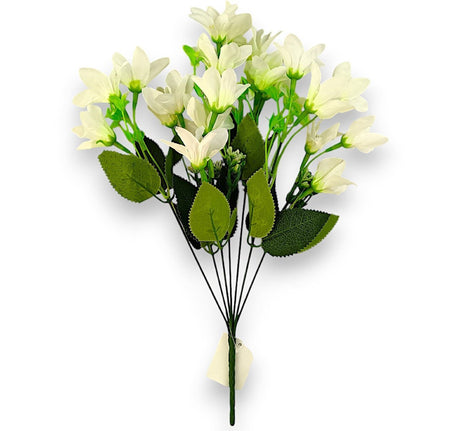 imagine produs Buchet cu floricele x7 H:40cm crem