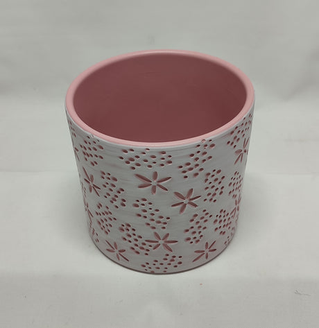 imagine produs Bol ceramic cilindru D:16.5cm H:15.5cm pink