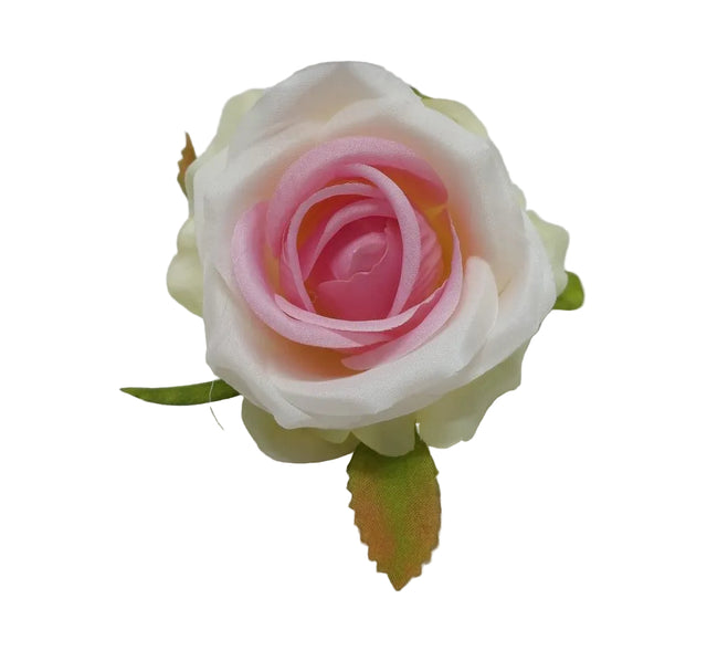 Cap trandafiri 8cm 24buc/pachet crem/roz