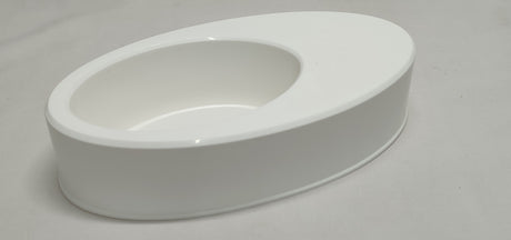 imagine produs Vas plastic oval alb