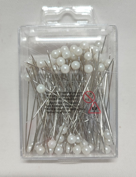 imagine produs Ace cu margele 6,5mm S/100 alb