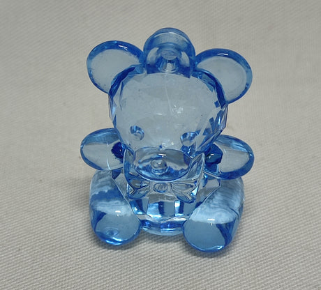imagine produs Ursulet acrilic 4.5cm S/5 albastru