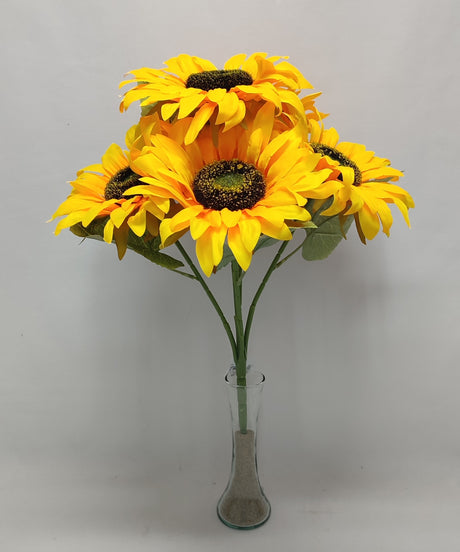 imagine produs Buchet floarea soarelui x5 H:47cm