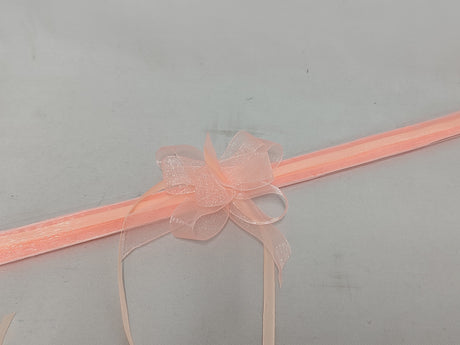 imagine produs Fundite mici organza 2cmx50cm S/10 piersica
