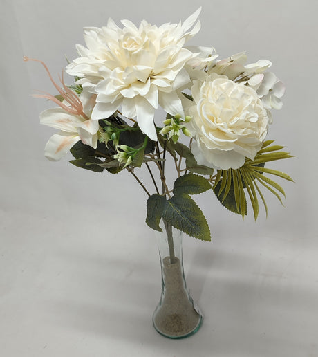 imagine produs Buchet toamna x7 H:32cm crem