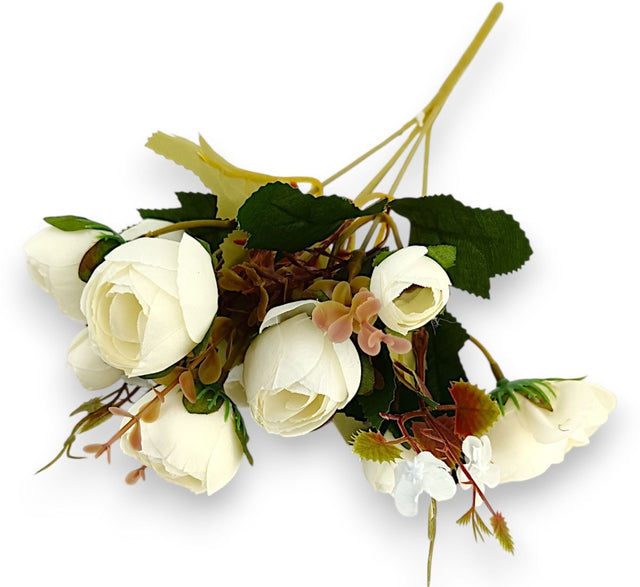Buchet ranunculus X5 H30cm crem